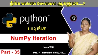 Learn Python - Part 35 Iteration in NumPy in Python