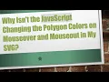 Why Isn t the JavaScript Changing the Polygon Colors on Mouseover and Mouseout in My SVG