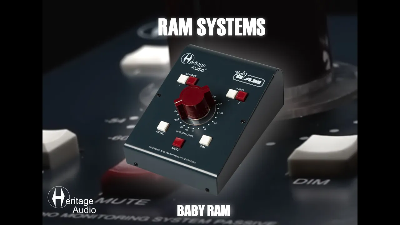 Heritage Audio Baby RAM Desktop Passive Monitoring System