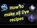 How to make ALL dye recipes in ARK Survival Evolved