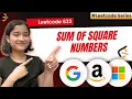 Sum of Square Numbers Leetcode 633