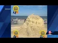 Here at the winners of 2024 Revere Beach sand sculpting festival
