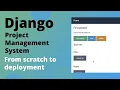 Django Project Management System Django project with source code