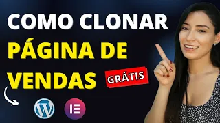Como CLONAR PÁGINA DE VENDAS do Produtor Grátis com WordPress e Elementor - PASSO A PASSO COMPLETO