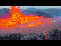Download Lagu ICELAND VOLCANO REAL SOUND! CLOSE APROACH NEAR THE CRATER EDGE IN FULL ERUPTION MODE! Aug 18, 2021