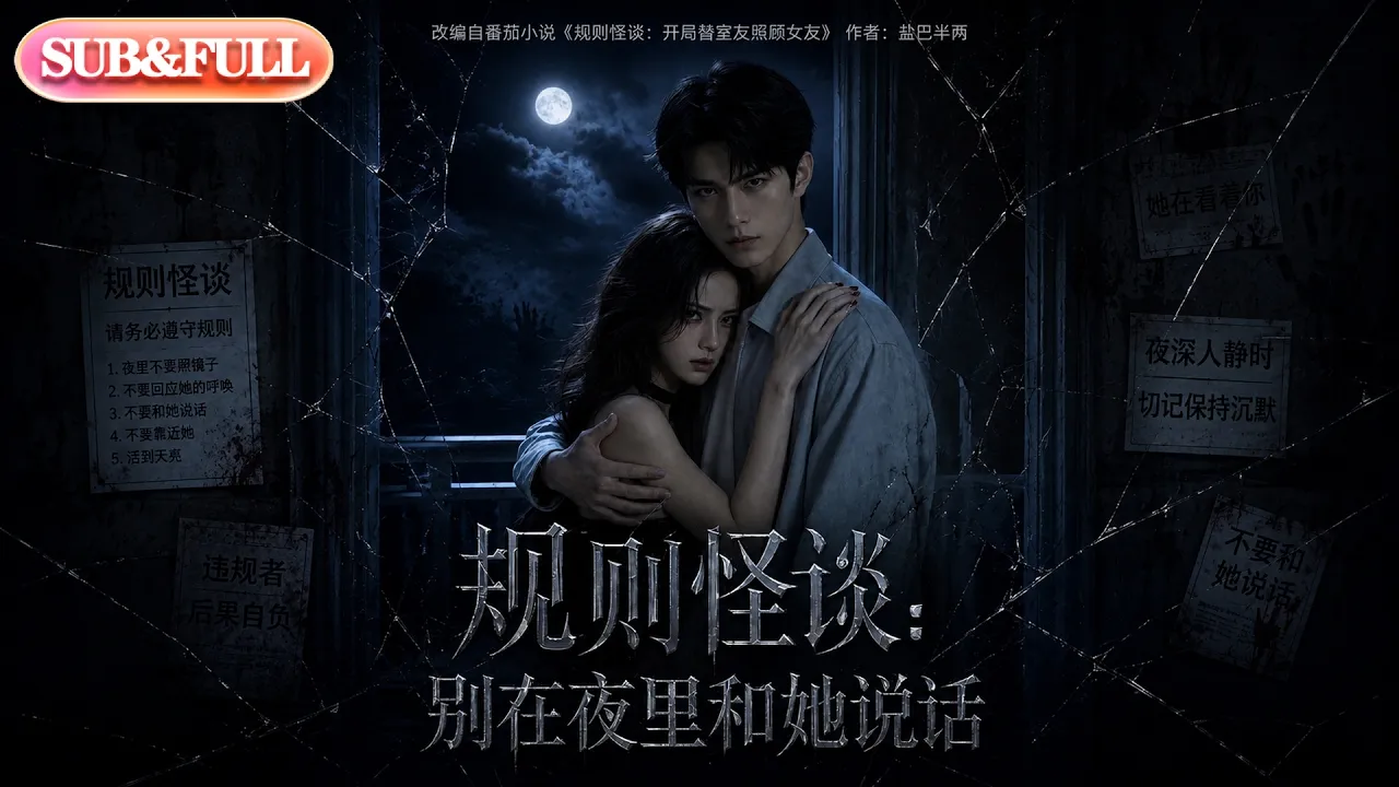 【全集FULL】《规则怪谈：别在夜里和她说话》| AI短剧 | ENG SUB #薄荷听书 #cdrama #latest #热门短剧 #都市 #重生 #逆袭 #现代 #甜宠 poster