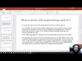 Server-side Programming
