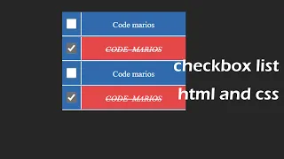 Download checkbox list html and css MP3