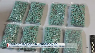 UPDATE 3 arrested in Henderson County for alleged theft of 500 pounds of turquoise worth millions