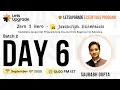 Javascript Essentials Batch 2 Day 6 LetsUpgrade