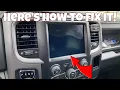 How To Repair Your 8 4 Uconnect 4C DODGE - RAM