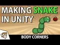 Making Snake in Unity Snake Body Corners Unity Tutorial for Beginners