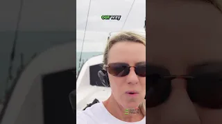 Facing the high seas with #seasickness 🌊⛵️  #SailingLife #boating