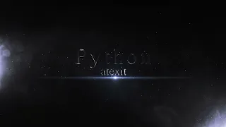 Python - atexit