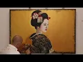 Download Lagu Geisha N°15 | Hand-Painted Portrait Painting | Frank Wagtmans