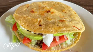 Gorditas Fritas Rellenas de Chicharrón
