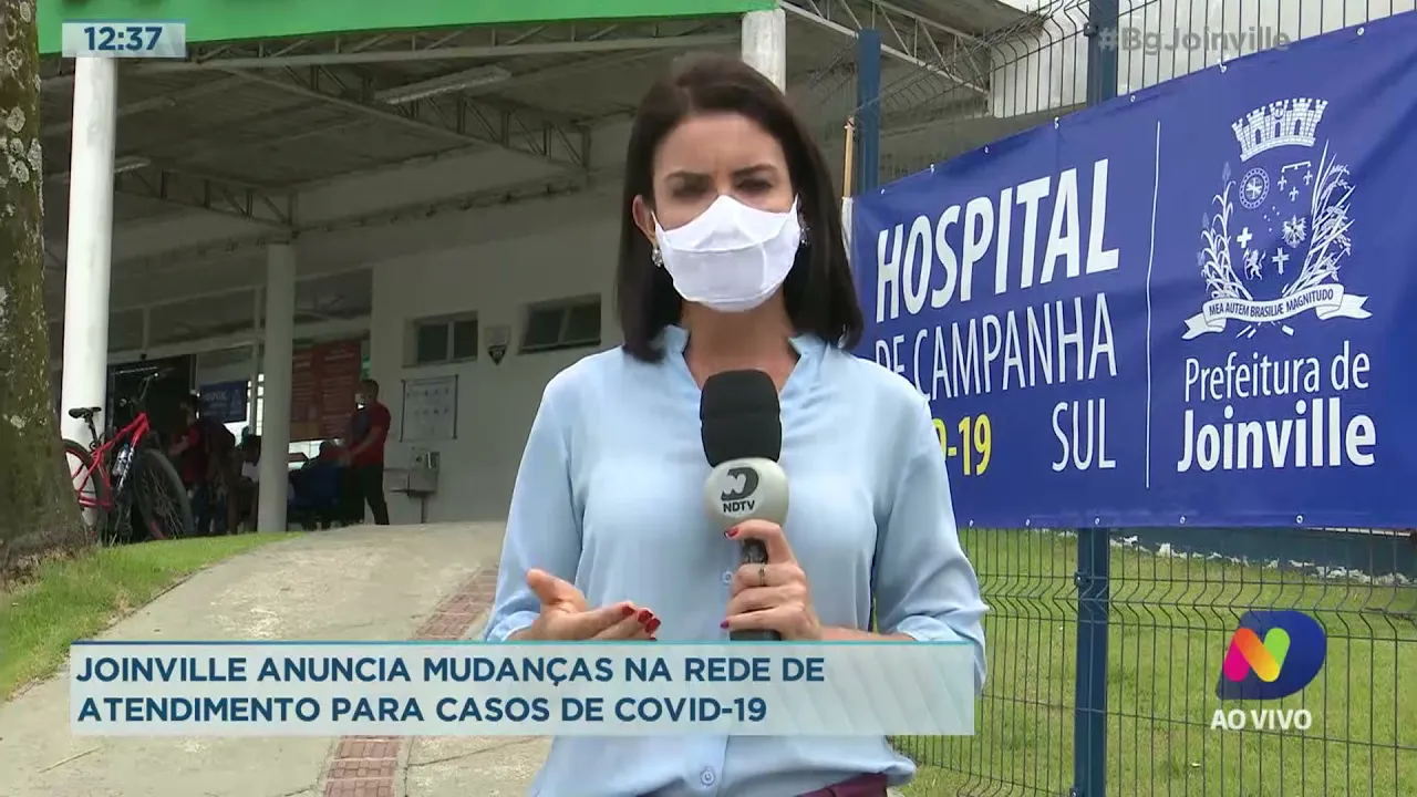Joinville anuncia mudanças na rede de atendimento para casos de Covid 19