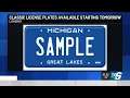 Secretary Benson announces the return of 2 license plates from Michigan s past