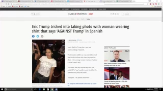 eric trump cant read spanish so who cares