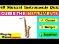 Download Lagu 40  Musical Instruments | with Pictures | Quiz 2023