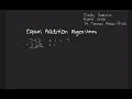Equal Addition Algorithm - Math 1350