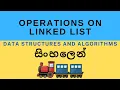 Operations on Linked List Data Structures and Algorithms Sinhala