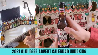 Aldi 2021 Beer Advent Calendar Unboxing