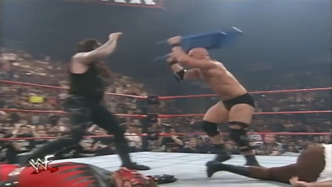 Stone Cold Vs Kane & Mankind 7/20/1998