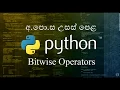 13 - Bitwise Operators