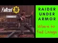 Fallout 76 Under Armor - Raider Under Armor Mods