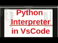Selecting the correct python interpreter in VSCode