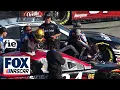 Daniel Suarez and Michael McDowell fight during Monster Energy Cup qualifying NASCAR on FOX