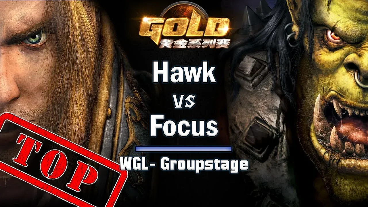 ► WarCraft 3 Top match! - Hawk (HU) vs. Focus (Orc) - WGL Groupstage