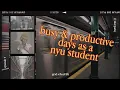 GRAD SCHOOL VLOG NYU student juggling classes work life as a full-time grad