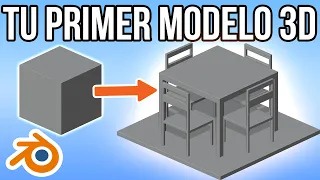 Modelado 3D en Blender para gente con CERO experiencia | Explicación Paso a Paso | Tutorial