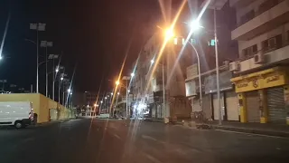 شوارع العقبة ليلا 