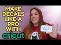 Make Polished Vinyl Decals Fast with This Cricut Technique