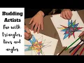 Triangle Art Lines and Angles