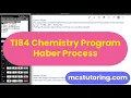 Solve Chemistry Homework in Minutes TI84 Chemistry Program for Haber Process Thermochemistry
