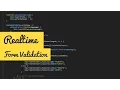 Realtime Form Validation