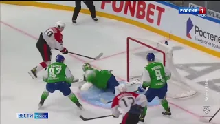 Омский «Авангард» сегодня проведет последний выездной матч в этом году