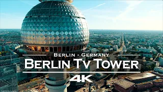 Berlin TV Tower in 4K ๐ฉ๐ช | Stunning Drone Views of Germany