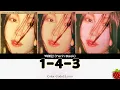 1시간-백예린(Yerin Baek) - 1-4-3(2025.5.7.)-가사(Lyrics)