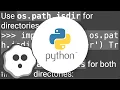 How do I check if directory exists in Python