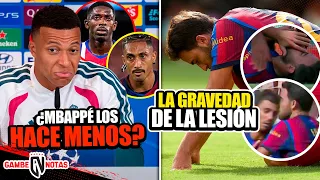 ¿Mbappé hace de menos a Raphinha y Dembélé? | Está es la gravedad de la lesión de Eric García
