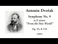 Dvořák: Symphony No. 9 in E minor "From the New World", Op. 95, B 178 (with Score)