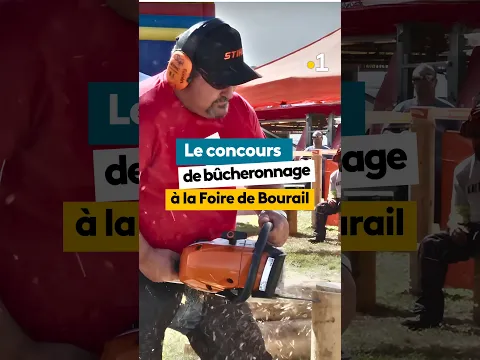 🪵 Force, précision et technique, au cœur du concours de bûcheronnage !