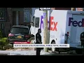 FedEx truck crash in Canarsie leaves 1 pedestrian pinned 3 people transported to hospital