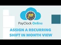 Lathem PayClock Online - Shifts and schedules
