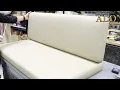 How to upholster a bench seat and back - ALO Upholstery